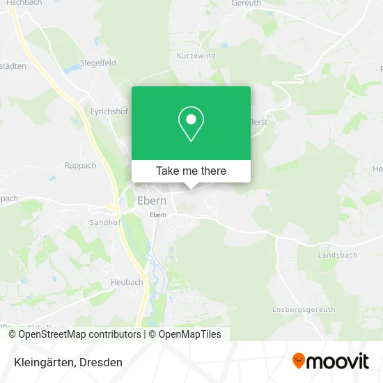 Карта Kleingärten