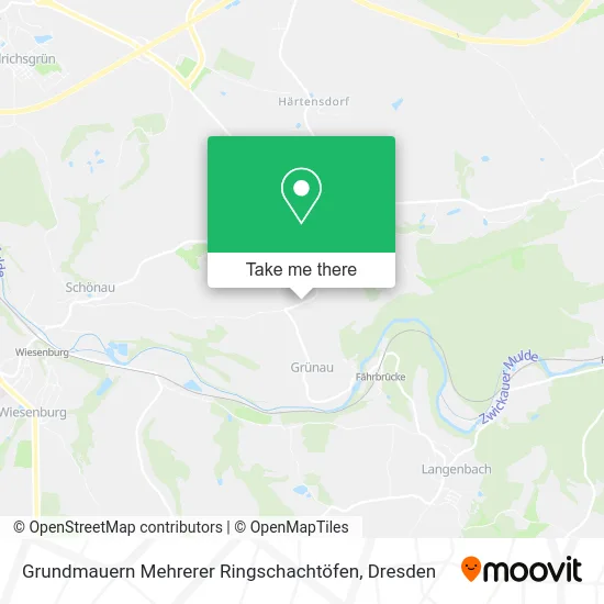 Карта Grundmauern Mehrerer Ringschachtöfen