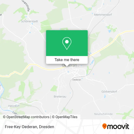 Free-Key Oederan map