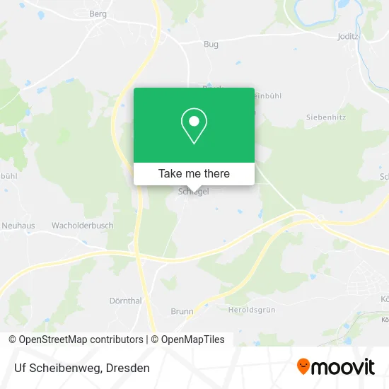 Карта Uf Scheibenweg