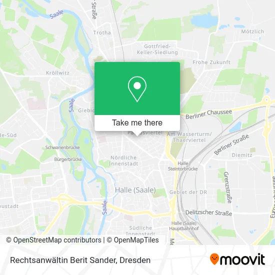 Карта Rechtsanwältin Berit Sander