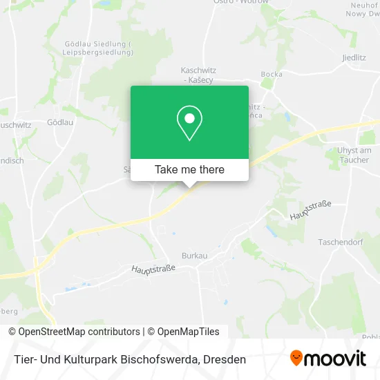 Карта Tier- Und Kulturpark Bischofswerda