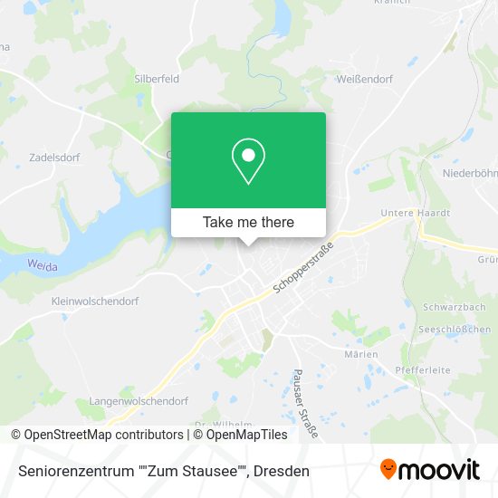 Карта Seniorenzentrum ""Zum Stausee""