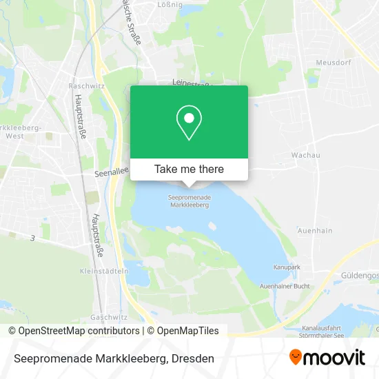 Карта Seepromenade Markkleeberg