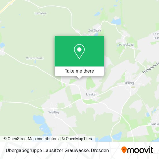 Карта Übergabegruppe Lausitzer Grauwacke