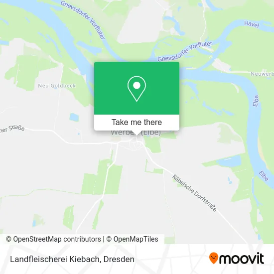 Карта Landfleischerei Kiebach