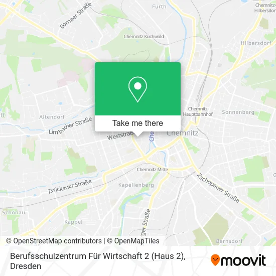 Карта Berufsschulzentrum Für Wirtschaft 2 (Haus 2)