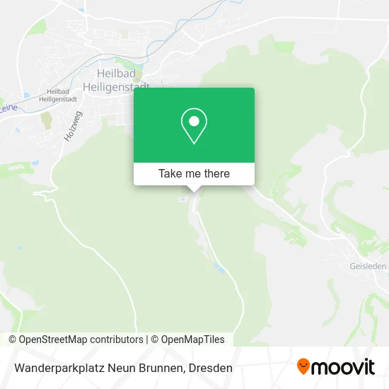 Карта Wanderparkplatz Neun Brunnen