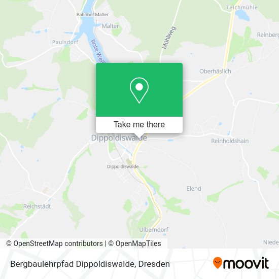 Карта Bergbaulehrpfad Dippoldiswalde