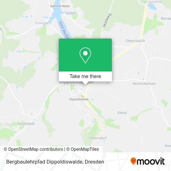 Карта Bergbaulehrpfad Dippoldiswalde