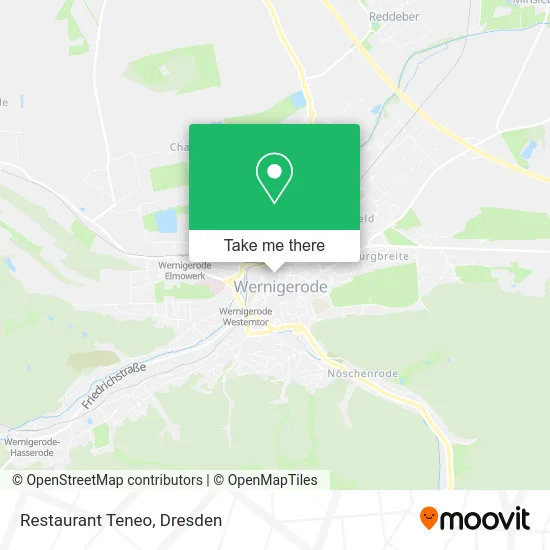 Карта Restaurant Teneo