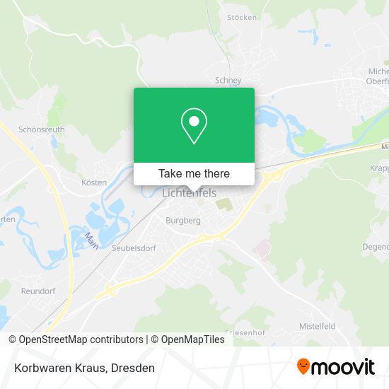 Карта Korbwaren Kraus