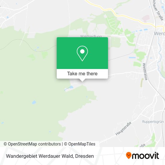 Карта Wandergebiet Werdauer Wald