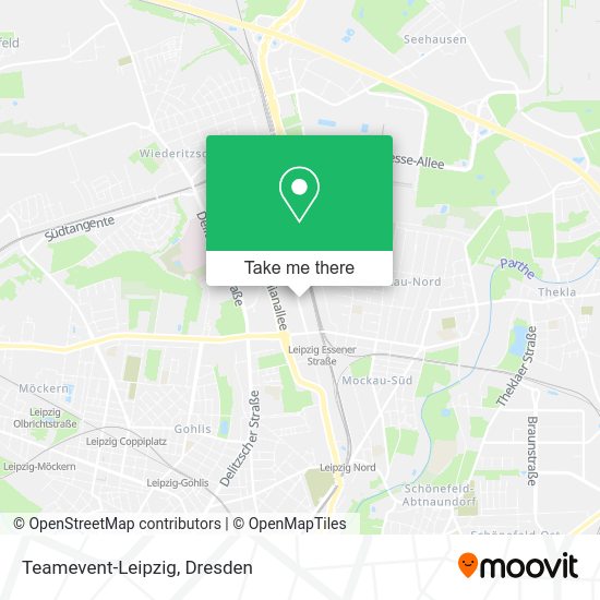 Карта Teamevent-Leipzig