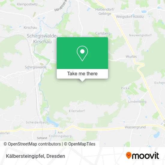 Карта Kälbersteingipfel