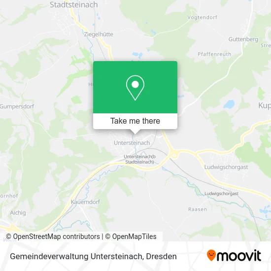 Карта Gemeindeverwaltung Untersteinach