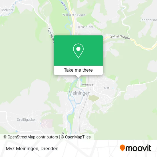 Карта Mvz Meiningen