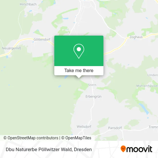 Карта Dbu Naturerbe Pöllwitzer Wald
