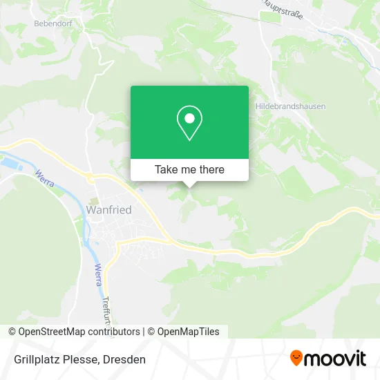 Карта Grillplatz Plesse