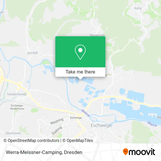 Карта Werra-Meissner-Camping