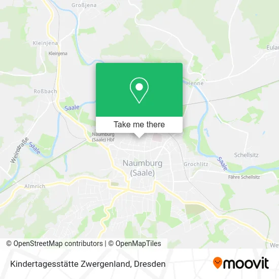 Карта Kindertagesstätte Zwergenland