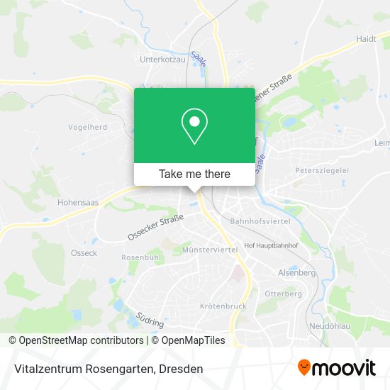 Карта Vitalzentrum Rosengarten
