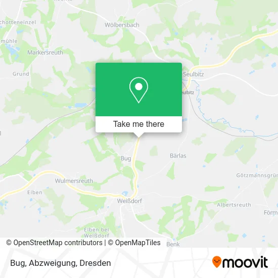 Карта Bug, Abzweigung