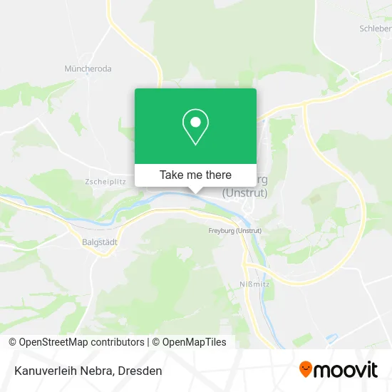 Карта Kanuverleih Nebra