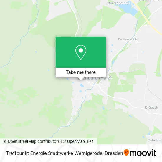 Карта Treffpunkt Energie Stadtwerke Wernigerode