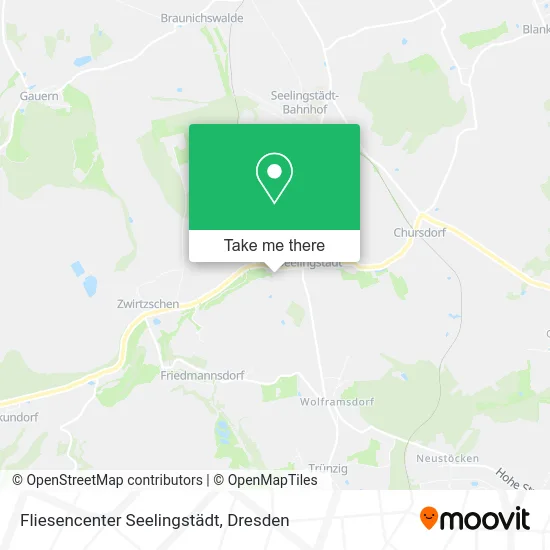 Карта Fliesencenter Seelingstädt