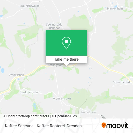Карта Kaffee Scheune - Kaffee Rösterei