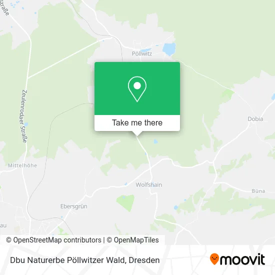 Карта Dbu Naturerbe Pöllwitzer Wald