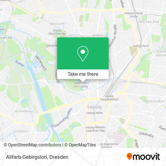 Карта Allfarb-Gebirgslori