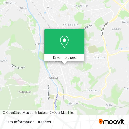 Карта Gera Information