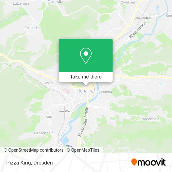 Карта Pizza King