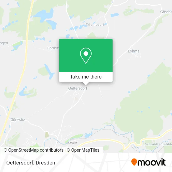 Oettersdorf map