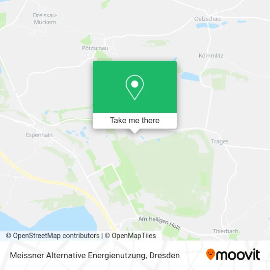 Карта Meissner Alternative Energienutzung