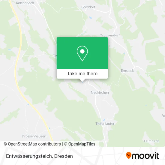 Карта Entwässerungsteich