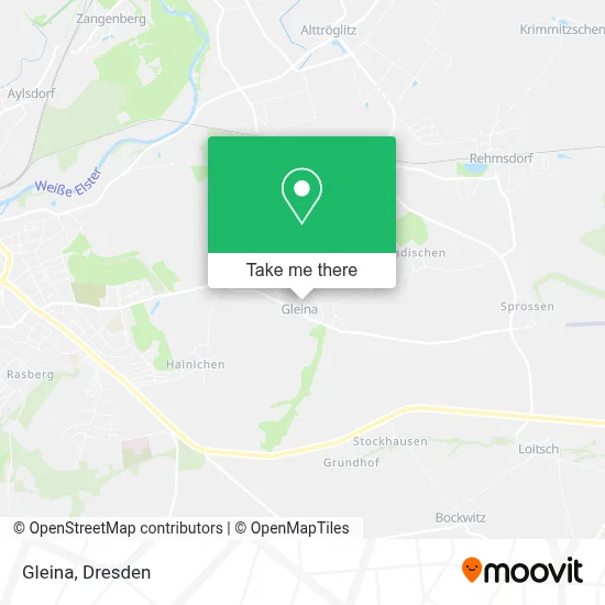 Gleina map