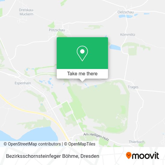 Карта Bezirksschornsteinfeger Böhme