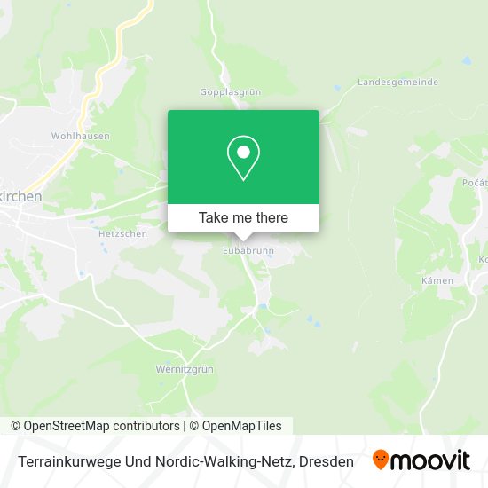 Карта Terrainkurwege Und Nordic-Walking-Netz