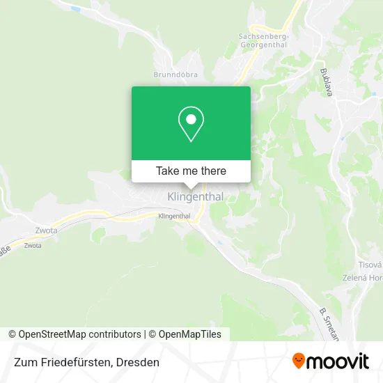 Карта Zum Friedefürsten