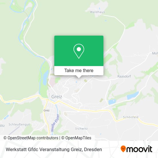 Карта Werkstatt Gfdc Veranstaltung Greiz