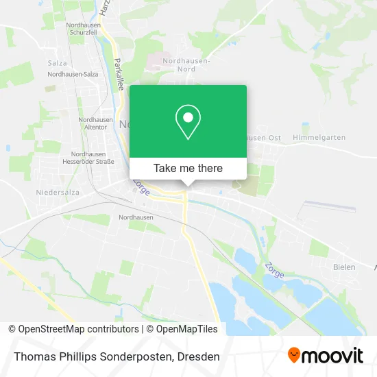 Карта Thomas Phillips Sonderposten