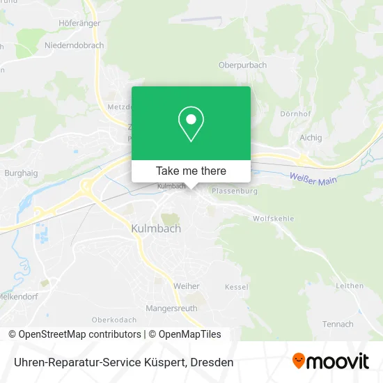 Карта Uhren-Reparatur-Service Küspert