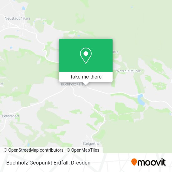 Карта Buchholz Geopunkt Erdfall
