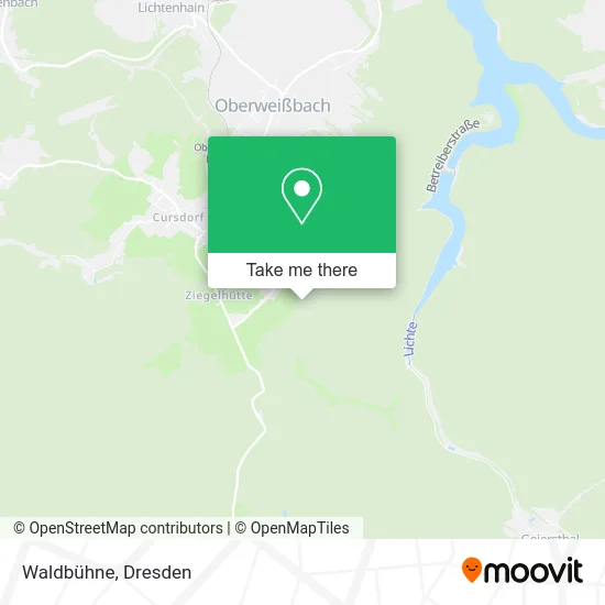 Карта Waldbühne