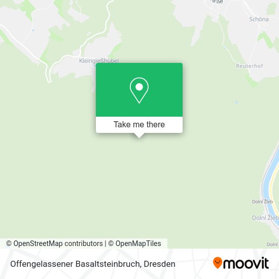 Карта Offengelassener Basaltsteinbruch