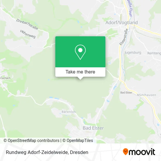 Rundweg Adorf-Zeidelweide map