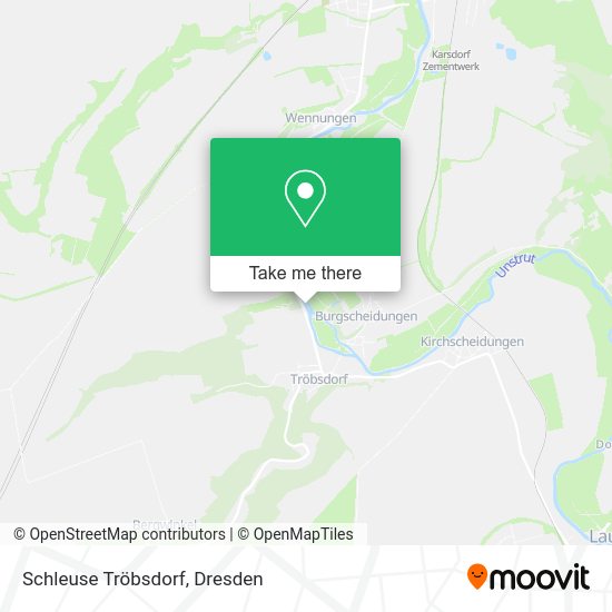 Карта Schleuse Tröbsdorf